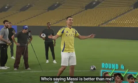 Ronaldo: 'Ai bảo Messi giỏi hơn tôi?'