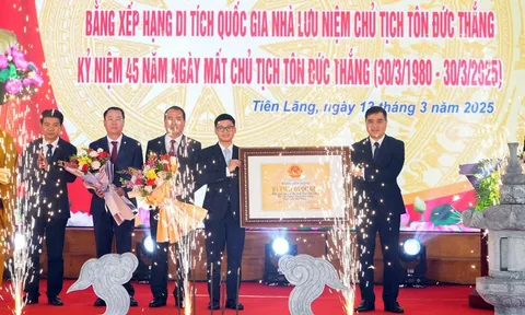 Nhà lưu niệm Chủ tịch Tôn Đức Thắng trở thành di tích quốc gia