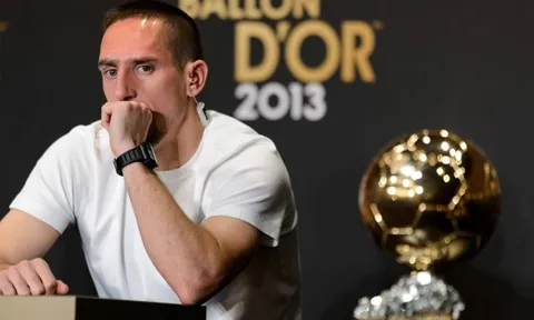 Ribery: 'Messi, Ronaldo không giỏi hơn tôi vào năm 2013'