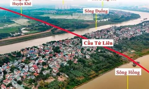 Sắp có tuyến đường mới 5.000 tỷ đồng, dài hơn 5km đi qua 4 xã của huyện Đông Anh, kết nối với cầu Tứ Liên
