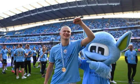 Haaland bị cáo buộc hành hung linh vật Man City