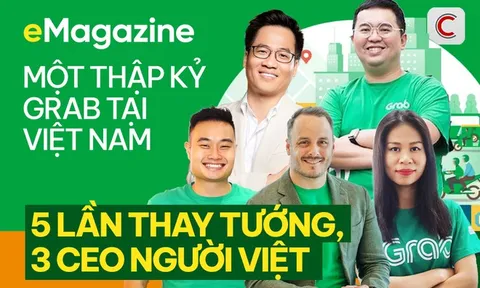 Hơn một thập kỷ của Grab tại Việt Nam, 5 lần thay tướng, 3 CEO người Việt