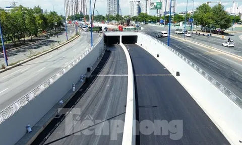 Cận cảnh hầm chui tại nút giao phía Đông TPHCM sắp thông xe