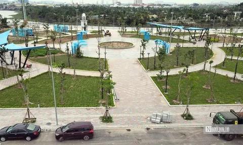 Cận cảnh dự án công viên 130 tỷ đồng ở cửa ngõ Tây Bắc Tp.Hải Phòng