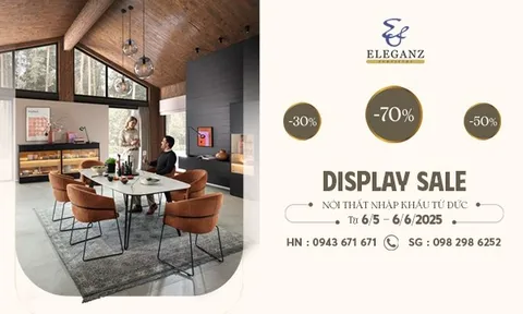 Eleganz Furniture Vietnam triển khai chương trình Display Sale với ưu đãi lên đến 70%