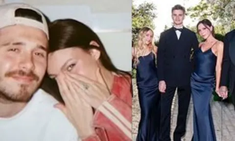 Con trai và con dâu của Beckham không đếm xỉa đến nỗi đau gia đình, quẩy tưng bừng cùng nhà vợ và dàn sao Hollywood
