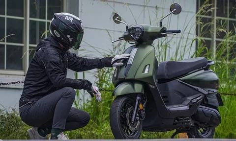 Cận cảnh mẫu xe tay ga 158cc của SYM: Đẹp như Vespa, thực dụng như Honda