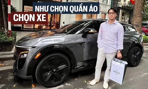 Chủ tiệm Âu phục mua cả VinFast VF 7 và VF 3: ‘Chọn xe như chọn suit, sẽ thêm VF 9 để đủ bộ sưu tập thời trang, thực dụng’