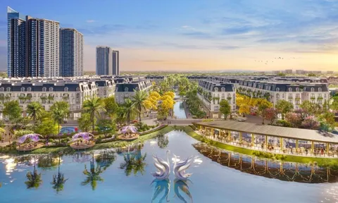 Shophouse Swan Lake tại Hoang Huy New City phá vỡ giới hạn bất động sản dòng tiền