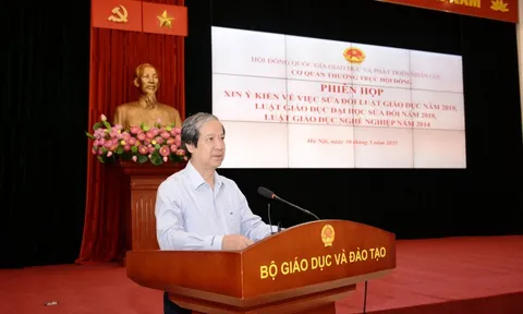 Bộ trưởng Nguyễn Kim Sơn: Sửa luật giáo dục để tạo đột phá về đầu tư và chất lượng