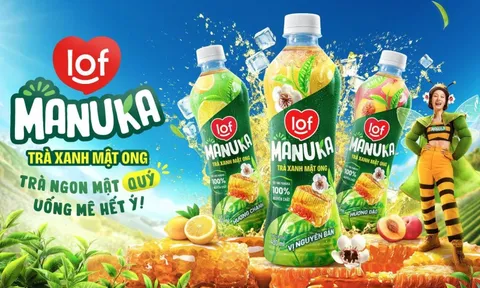 Trà xanh mật ong Lof Manuka chính thức ra mắt: Trà ngon kết hợp 100% mật ong Manuka