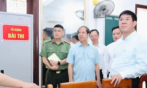 Bộ trưởng Nguyễn Kim Sơn: Coi thi đúng quy chế, xử lý nghiêm, không du di
