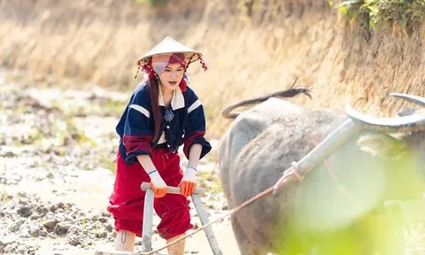 Rũ bỏ hình ảnh tiểu thư, ái nữ nhà đại gia thủy sản nếm trải cảm giác đào sắn, bẻ măng, cày ruộng