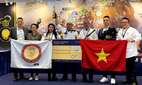Việt Nam vô địch Cuộc thi bánh ngọt và bánh mì quốc tế 2025