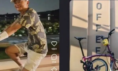Tỷ phú Jack Ma đạp xe dạo phố đêm, “bóc” giá xe mà choáng
