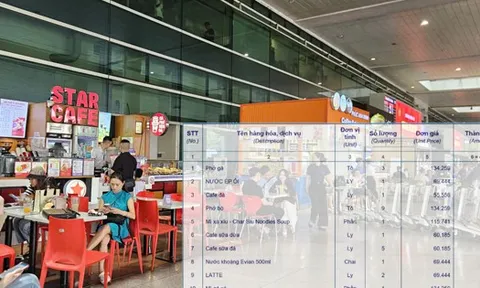 Ấm ức khi phải ăn uống tại sân bay