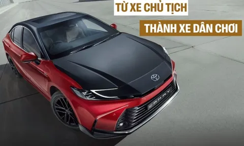 Toyota Camry từ 'xe chủ tịch' thành 'xe dân chơi': Bổ sung bản mới bắt mắt hơn, thêm tiện nghi mà giá không đổi
