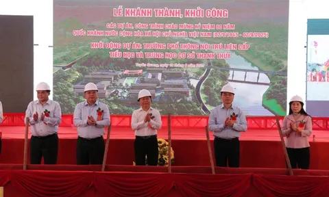 Khởi công các dự án thuộc ngành GD&ĐT