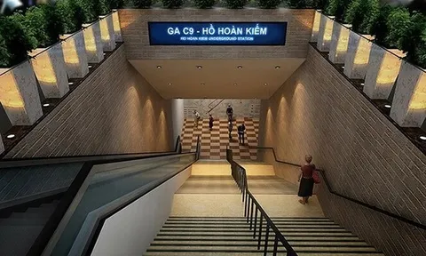 Chốt phương án ga metro 4 tầng bên dưới quảng trường phía Đông hồ Hoàn Kiếm