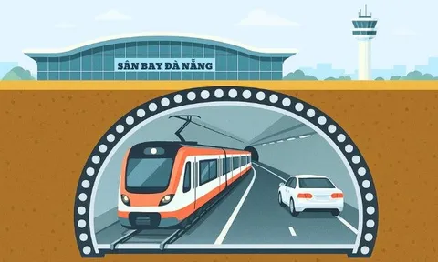 Đường hầm 10.000 tỷ có tàu điện ngầm qua sân bay Đà Nẵng: Ai đứng sau?