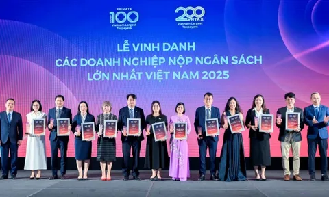 Lễ Vinh danh Doanh nghiệp nộp ngân sách lớn nhất 2025: Đại diện các doanh nghiệp đóng góp hàng trăm nghìn tỷ góp mặt
