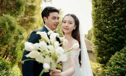 Nam ca sĩ 8X tung bộ ảnh cưới lãng mạn bên vợ kém 17 tuổi trước thềm hôn lễ