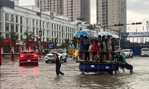 Hà Nội cho học sinh nghỉ học ngày 1/10 do mưa lớn kéo dài