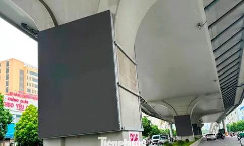 Gầm cầu cạn Vành đai 2 Hà Nội sẽ treo 250 biển quảng cáo LED trong vòng 10 năm
