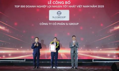 SJ Group được vinh danh trong Top 500 Doanh nghiệp lợi nhuận tốt nhất Việt Nam năm 2025