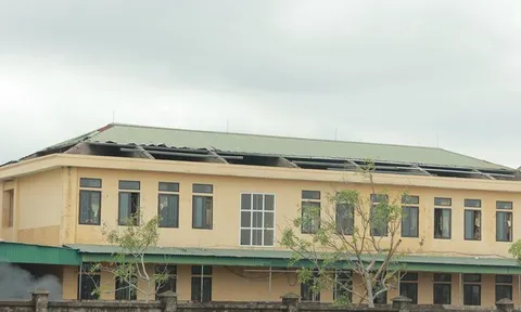 Mái tốc, phòng hỏng: Nhiều trường học ở Hà Tĩnh chưa thể khôi phục sau bão