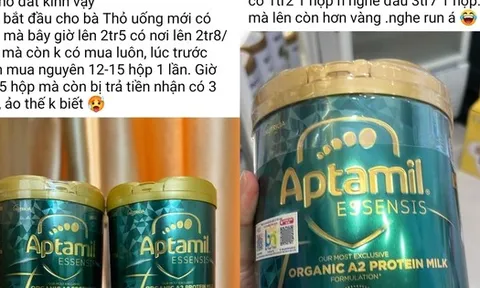 Giá sữa "Ap Úc" tăng nhanh hơn giá vàng - Từ 1,7 triệu lên gần 4 triệu/hộp: Liệu các mẹ có nên "cố"?