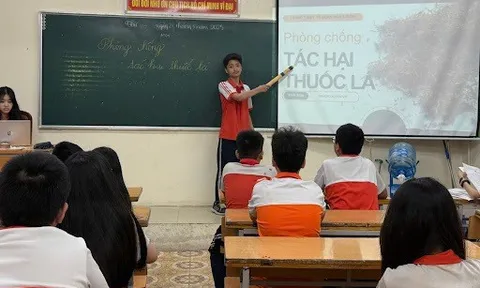 Từ bài giảng không khói thuốc đến khát vọng trường học an toàn, nhân ái