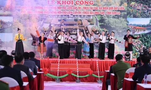 Khởi công Trường nội trú xã Lóng Sập - vun đắp tương lai từ vùng biên Tổ quốc