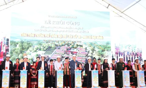 Khởi công xây dựng các Trường phổ thông nội trú liên cấp Tiểu học - THCS các xã biên giới của tỉnh Quảng Ngãi