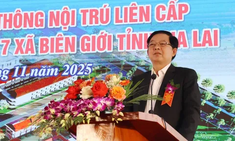 Phó Thủ tướng Hồ Quốc Dũng dự lễ khởi công 7 trường nội trú biên giới tỉnh Gia Lai