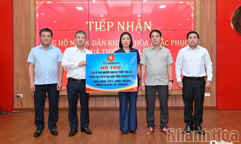 Vingroup hỗ trợ tỉnh Khánh Hòa 100 tỷ đồng khắc phục hậu quả thiên tai