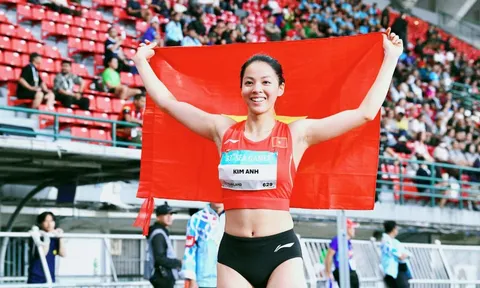 “Nữ thần” điền kinh Việt Nam cực hot ở SEA Games 33 chói sáng giành HCV: Visual cực bén, chân dài nuột nà