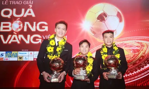Nguyễn Hoàng Đức là Quả bóng vàng Việt Nam năm 2025