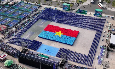 60.000 học sinh lập kỷ lục kép Việt Nam và thế giới với màn đồng diễn võ nhạc Vovinam ấn tượng