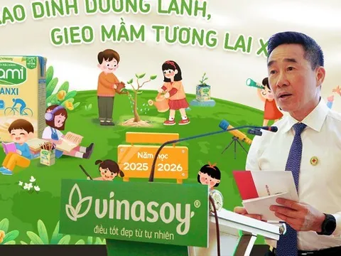 “Sữa đậu nành học đường” - Hành trình 10 năm bền bỉ trao dinh dưỡng lành, gieo mầm tương lai xanh