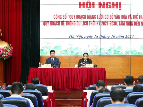 Công bố Quy hoạch mạng lưới cơ sở văn hóa, thể thao và du lịch tầm nhìn đến 2045