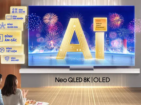 Tết làm gì cũng đỉnh với Samsung AI TV, niềm vui nhân đôi với ưu đãi đến 40 triệu đồng