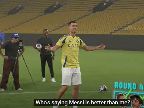 Ronaldo: 'Ai bảo Messi giỏi hơn tôi?'