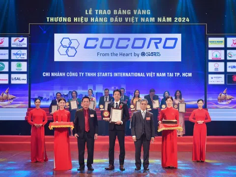 Văn phòng chia sẻ COCORO: "Top 20 thương hiệu xuất sắc hàng đầu Việt Nam 2024"