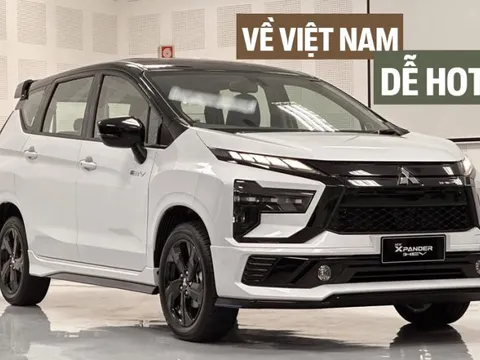 Ảnh thực tế Mitsubishi Xpander bản thể thao vừa ra mắt: Thêm bodykit, cánh gió, đổi hẳn cụm đèn trước/sau mới, dễ hot khi về Việt Nam