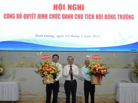 Bình Dương: Bổ nhiệm Chủ tịch Hội đồng trường Trường Đại học Thủ Dầu Một