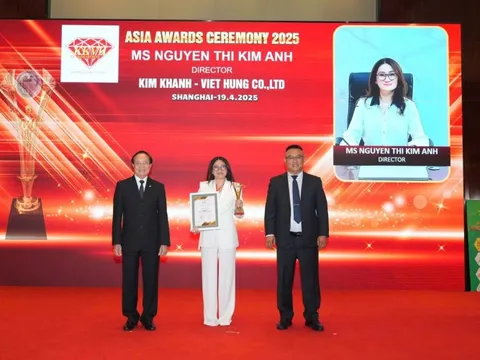 Doanh nhân Nguyễn Thị Kim Anh: “Nhà lãnh đạo doanh nghiệp giỏi Châu Á 2025”