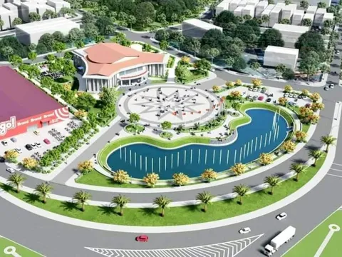 Số phận một quảng trường thị xã đang xây dựng ở Huế ra sao khi bỏ cấp huyện?