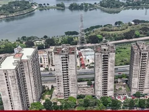 Cận cảnh khu ký túc xá, trung tâm thương mại dự kiến làm trụ sở phường ở Hà Nội
