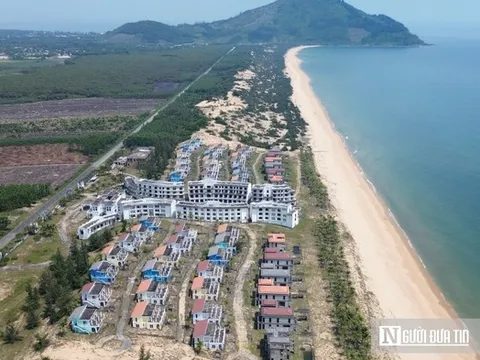 Mục sở thị khu nghỉ dưỡng 750 tỷ đồng hoang vắng bên vịnh Lăng Cô